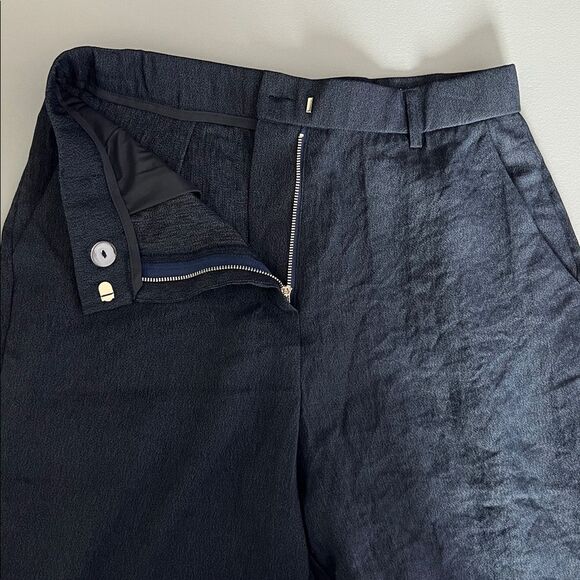 New OGL Viscose-Linen Weave European Linen Mid Rise Flared Pant with Pockets - Picture 6 of 13